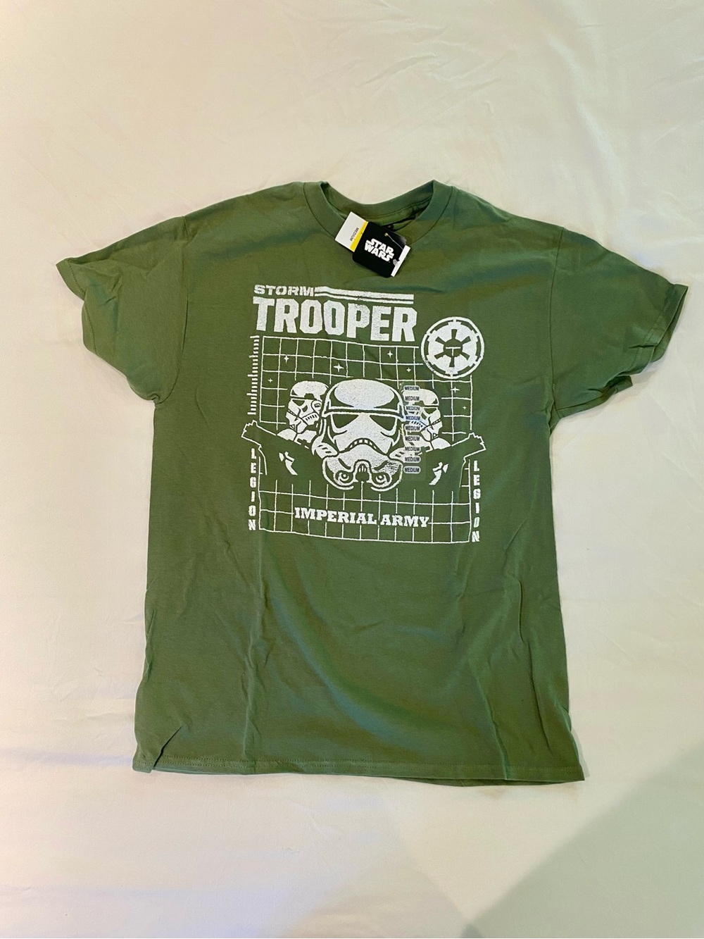 Star Wars Olive Green Stormtrooper Graphic Tee